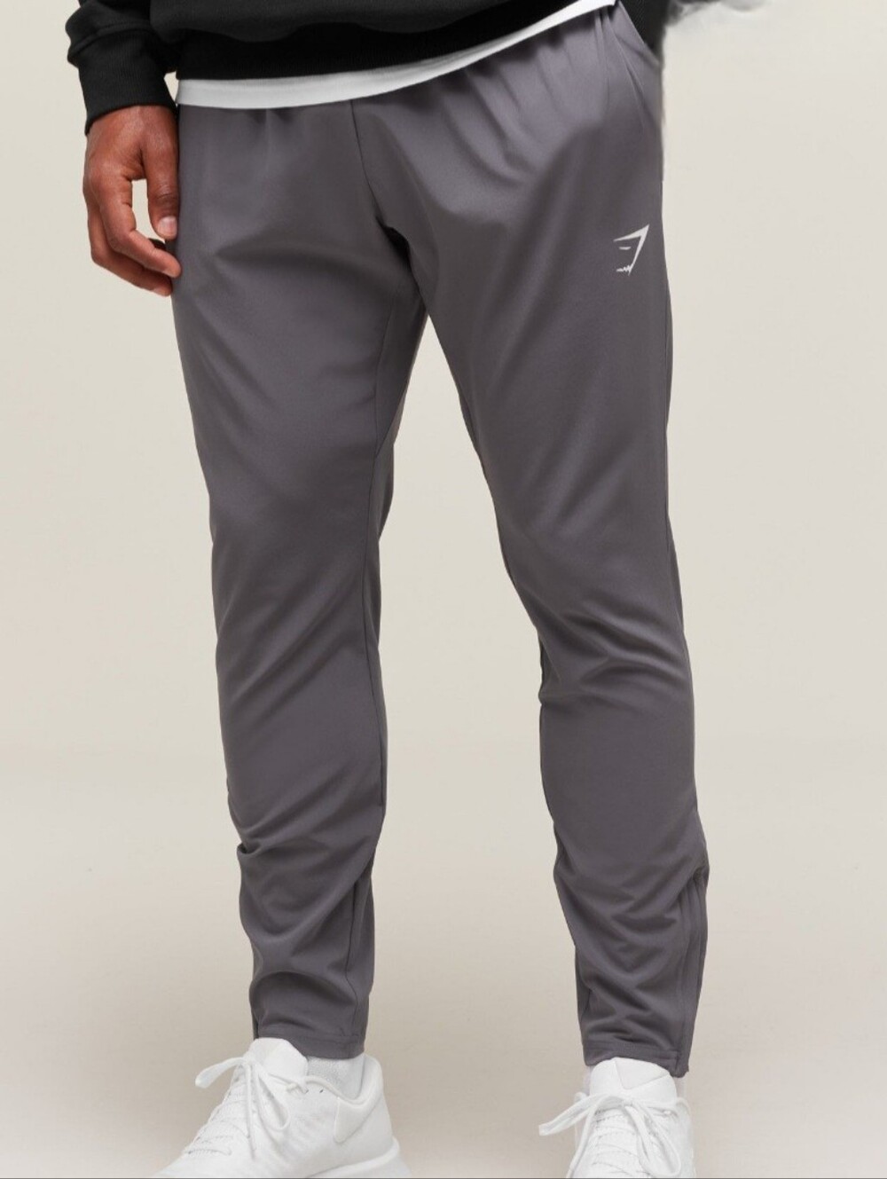 Gymshark Crest Joggers Jogger Dark Gray Tapered Fit Sweatpants Mens Small